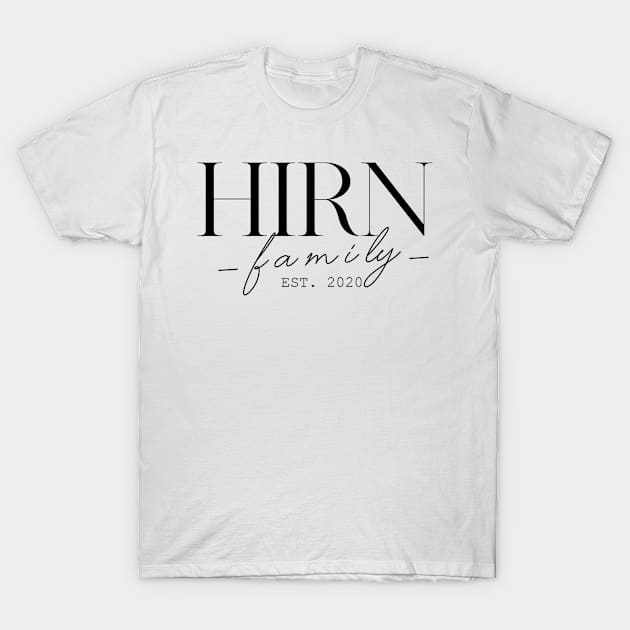 Hirn Family EST. 2020, Surname, Hirn T-Shirt by ProvidenciaryArtist